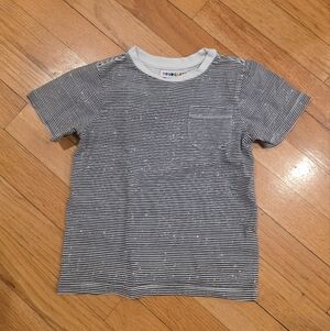 Novogratz Striped Pocket Tee